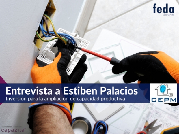 Fotografía de Entrevista a Estiben Palacios. Inversión para la ampliación de capacidad productiva, ofrecida por FEDA