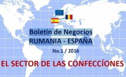 Fotografía de Boletin de Negocios Rumania-España 2016. Sector confección., ofrecida por FEDA