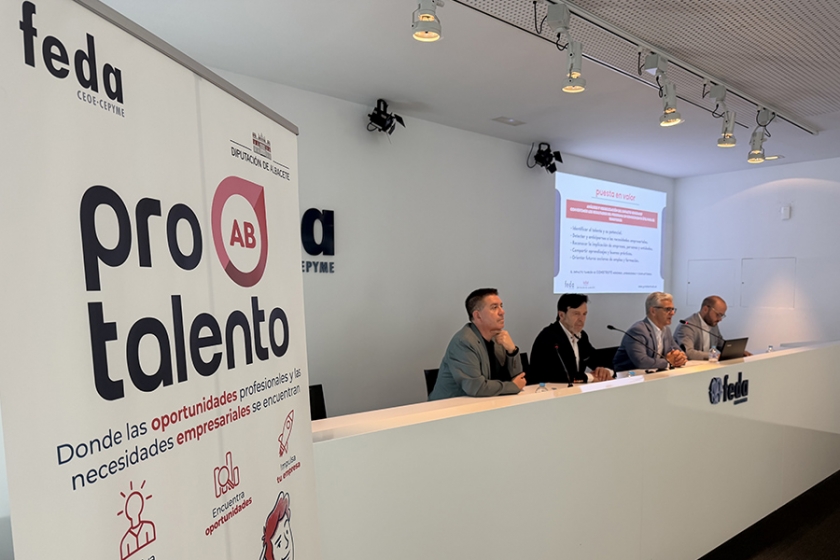 FEDA y Diputación presentan ProTalentoAB, una iniciativa provincial para conectar el talento con las necesidades de las empresas