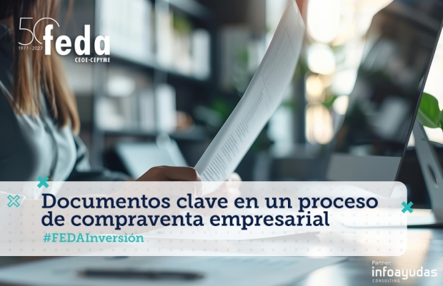 Fotografía de Documentos clave en un proceso de compraventa empresarial, ofrecida por FEDA