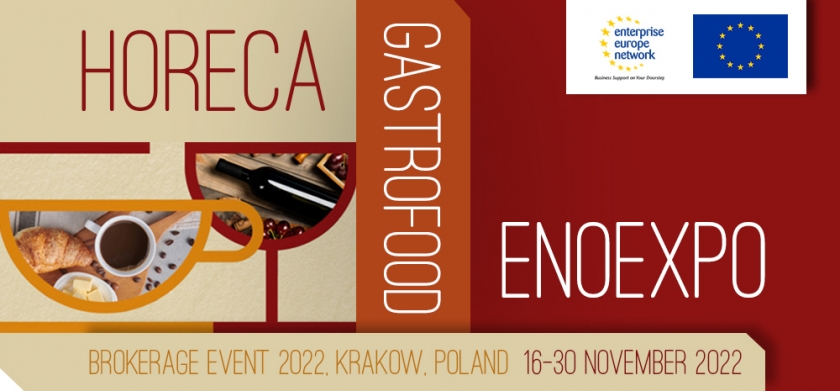 Encuentro empresarial (modalidad híbrida) -Feria Horeca, Gastrofood, Enoexpo- Cracovia.16-30 Noviembre 2022.