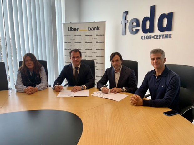 Fotografía de FEDA y Liberbank renuevan su convenio y la entidad destina 60 millones a inversiones empresariales, ofrecida por FEDA