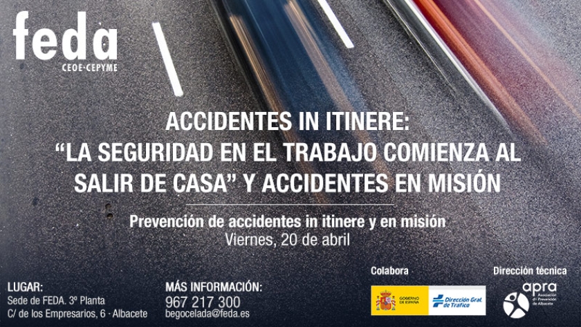 Taller en FEDA sobre los accidentes in itinere, “La seguridad en el trabajo comienza al salir de casa”